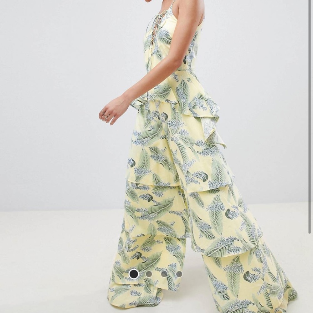 NWOT Asos Design Tired Jumpsuit